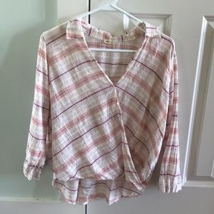 Hollister large wrap top